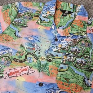 Volcom Mens Hawaiian Aloha Shirt Size Medium North Shore Haleiwa Pipeline Waimea